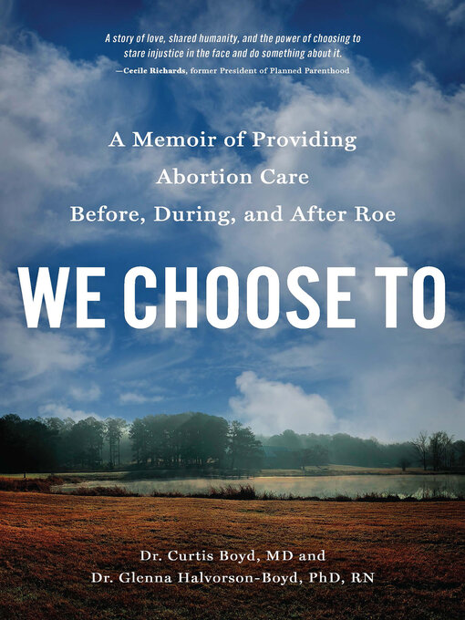 Title details for We Choose To by Curtis Boyd - Available